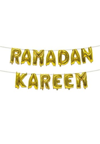 Folieballonnen Letterslinger "Ramadan Kareem" 