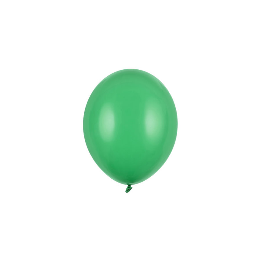 100 Ballonnen Pastel Emerald Green - 12 cm-1