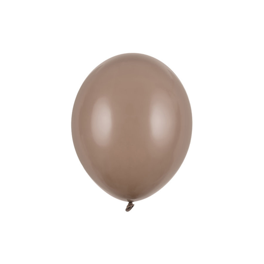 100 Ballonnen Pastel Cappuccino - 27 cm-1