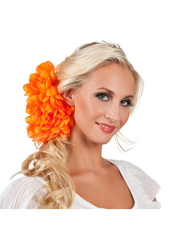 Haar Accessoire Dahlia Oranje 