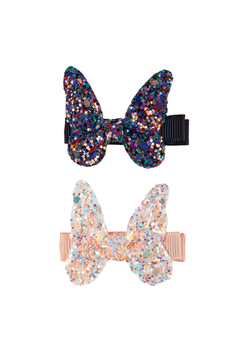 Boutique Rockstar Butterfly Hairclips (Diverse) 