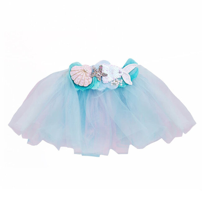 Mermalicious Tutu, Pastel Aqua - Maat 4-6
