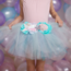 Mermalicious Tutu, Pastel Aqua - Maat 4-6