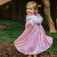 thumb-Roze Glitter Prinses Cape-5