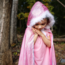 Roze Glitter Prinses Cape