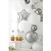 PartyDeco Folieballon Ster zilver