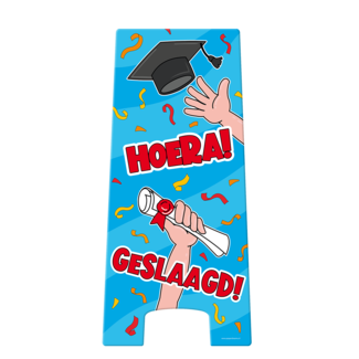 Paperdreams Warning Sign - Cartoon Geslaagd