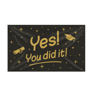 Paperdreams XXL Gevel Vlag - You Did It