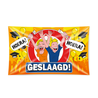 Paperdreams XXL Gevel Vlag - Geslaagd