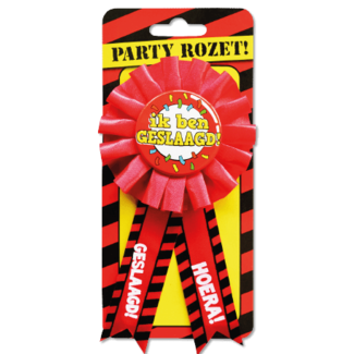 Paperdreams Rozet - Ik ben Geslaagd