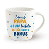 Vaderdag Mok - Bonus Papa, jouw liefde is de echte bonus