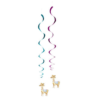 Boland Decoratie Swirls Lama dubbelzijdig