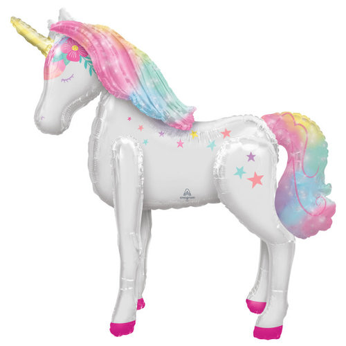 Folieballon Airwalker Magical Unicorn 