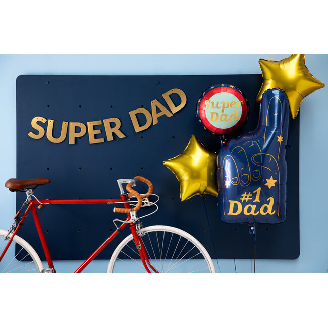 Folieballon Super Dad - 45cm