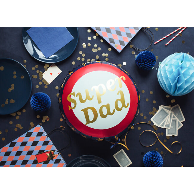 Folieballon Super Dad - 45cm