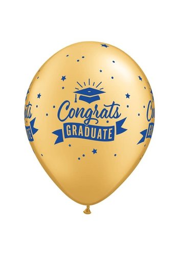 Helium Ballon Congrats Graduation Banner (28cm) 