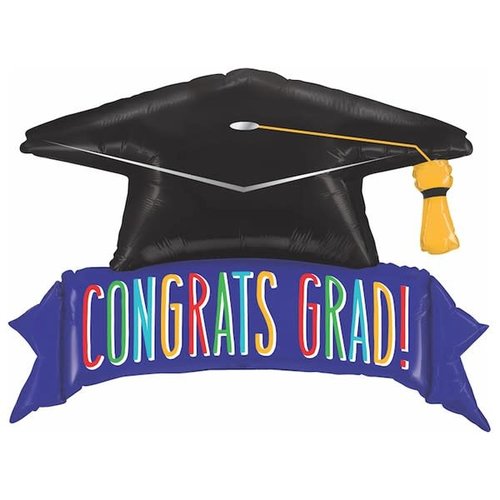 Folieballon - Congrats Grad Banner 