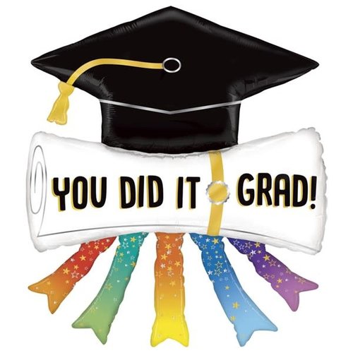 Folieballon - You Did It Grad Diploma 