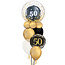 Sempertex Double Bubble Leeftijd Balloon Set Black & Gold