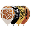 Sempertex Helium Ballonnen Animal Print (28cm) - 4 st