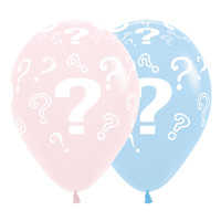 Heliumballon Question Marks Print (28cm)