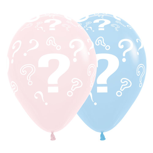 Heliumballon Question Marks Print (28cm) 