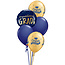 Qualatex Congrats Grad Blue & Gold tros van 5 ballonnen