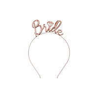 thumb-Haarband "Bride" - Rosé goud-2