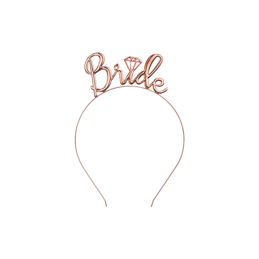 Haarband "Bride" - Rosé goud-2