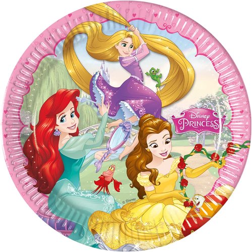 Disney Princess Bordjes 23cm - 8 stuks 