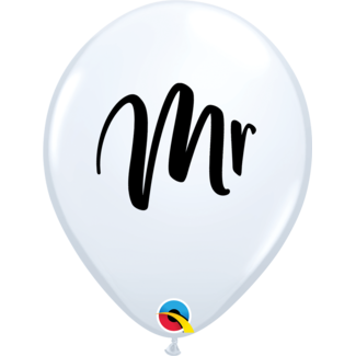 Qualatex Helium Ballon Mr (28cm)