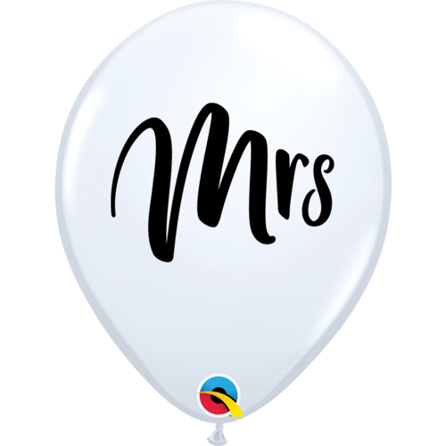 Helium Ballon Mrs (28cm) 
