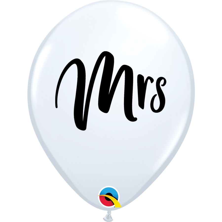 Helium Ballon Mrs (28cm)-1