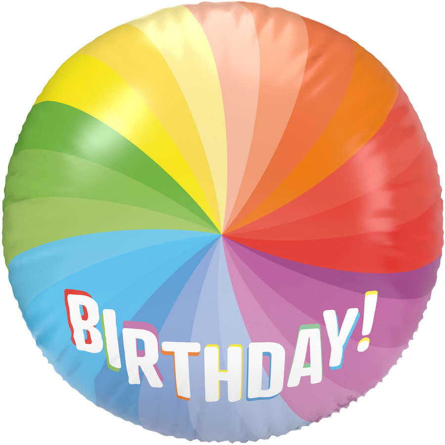 Folieballon 3D Happy Birthday-2