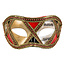 Oogmasker Venice scacchi