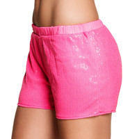 thumb-Hotpants Sequins Neon-4