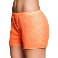 thumb-Hotpants Sequins Neon-5