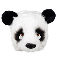 thumb-Pluchen halfmasker Panda-1