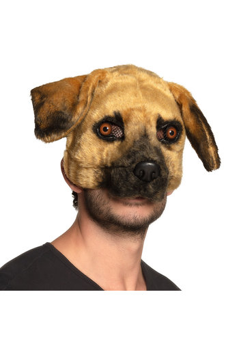 Pluchen halfmasker Hond 