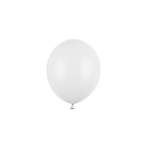 100 Ballonnen Pastel Pure White - 12 cm 