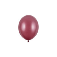 thumb-100 Ballonnen Metallic Maroon - 12 cm-1