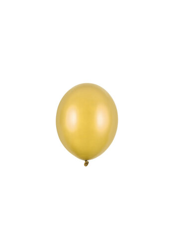 100 Ballonnen Metallic Goud - 12 cm 