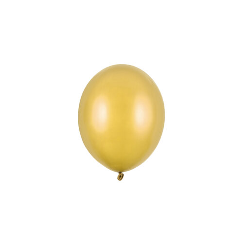 100 Ballonnen Metallic Goud - 12 cm 