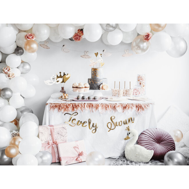 100 Ballonnen Metallic Zilver - 12 cm