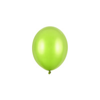 thumb-100 Ballonnen Metallic Lime Groen - 12 cm-1