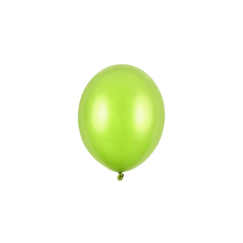100 Ballonnen Metallic Lime Groen - 12 cm 