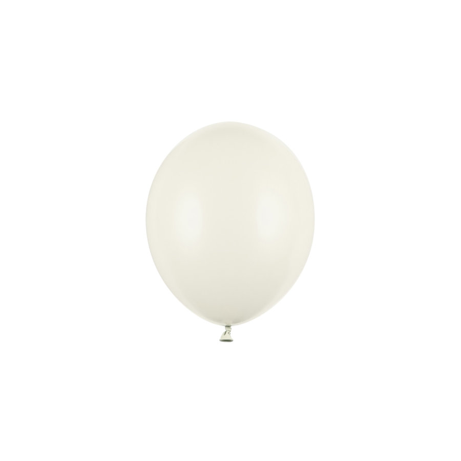 100 Ballonnen Pastel Light Cream - 12 cm-1