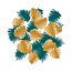 Amscan Palmbladeren Confetti - 14 gr