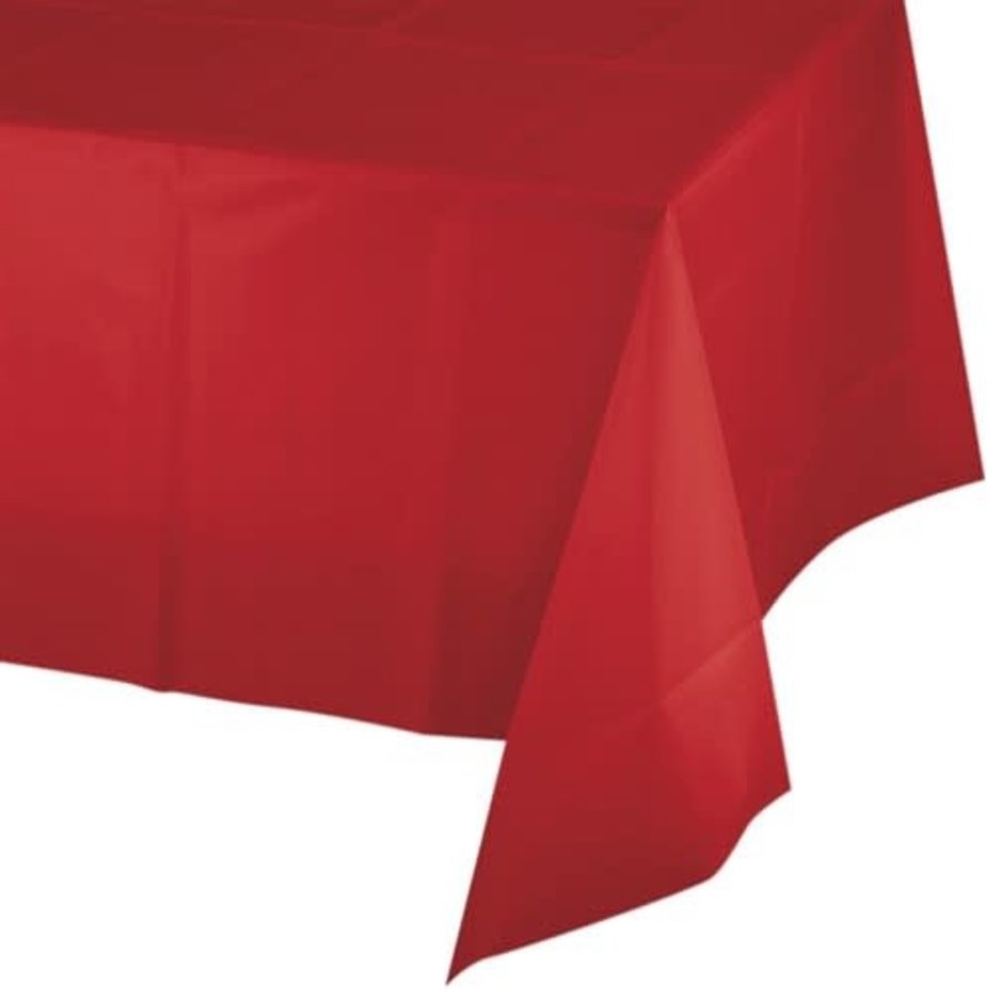 Tafelkleed Papier Rood-1