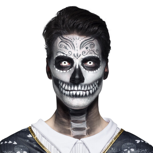 Maand lenzen - UV flash wit